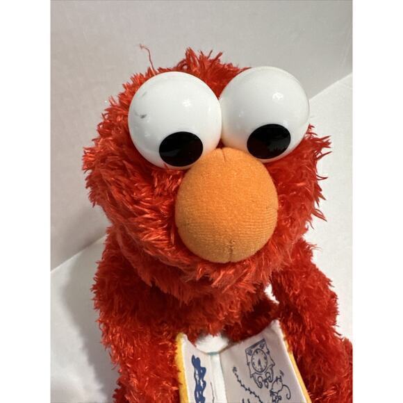 Sesame Street Gund Nursery Rhyme Talking Elmo‎ Reads 5 Classic Stories 2017 15" - Picture 7 of 7
